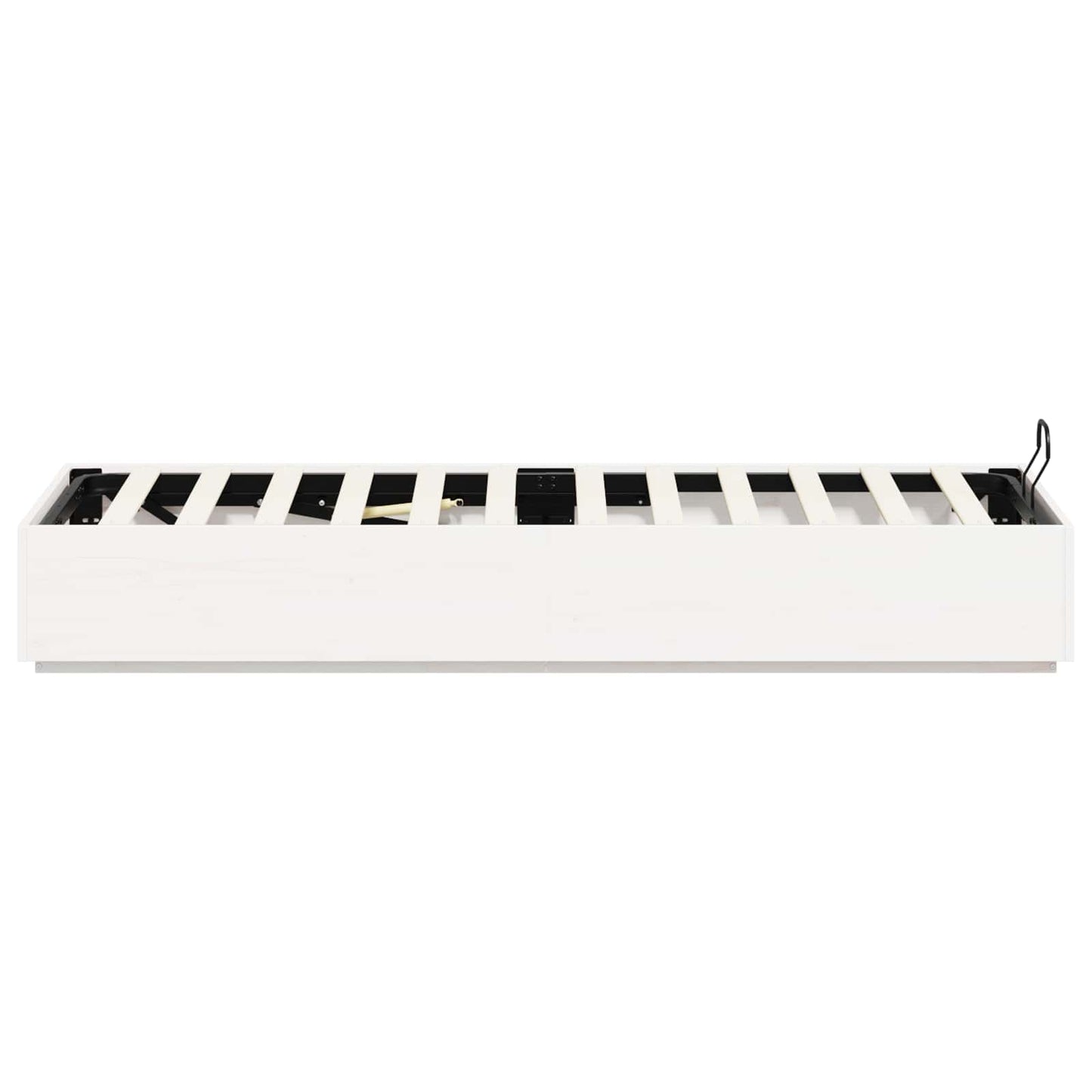 Letto ottomano Bianco 100 x 200 cm Legno di pino massiccio | homemem39