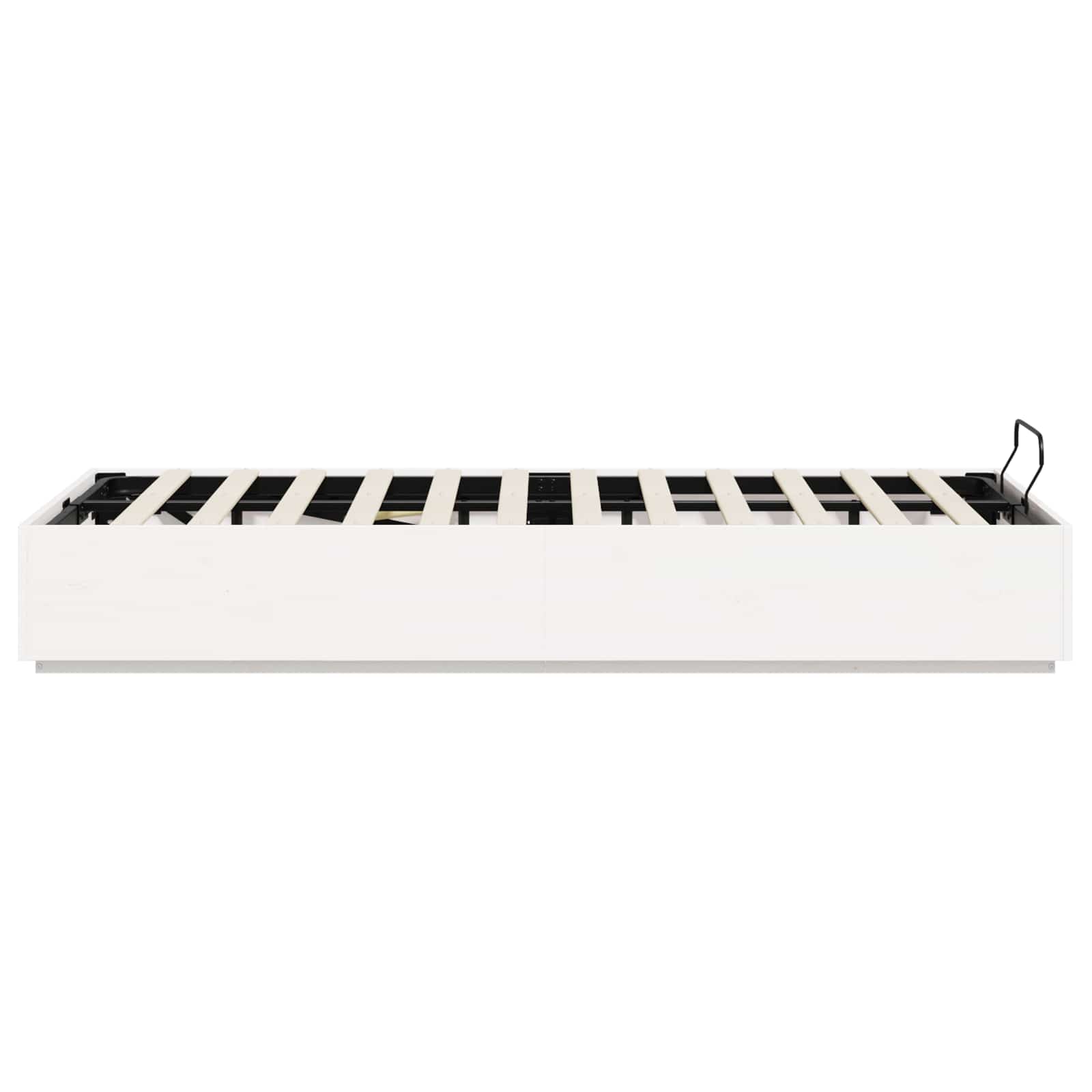 Letto ottomano Bianco 120 x 190 cm Legno di pino massiccio | homemem39