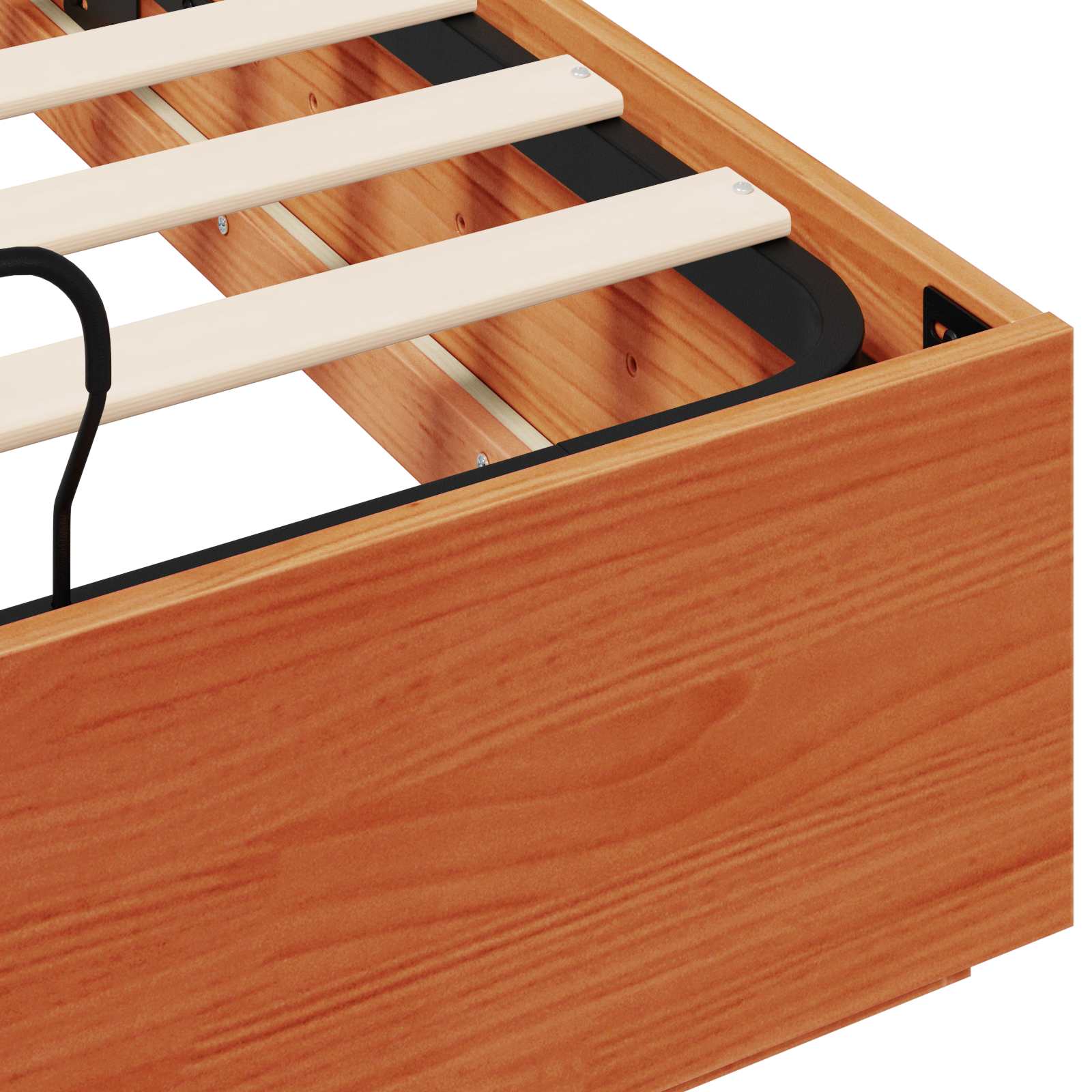 Letto ottomano Marrone Cera 120 x 190 cm | homemem39