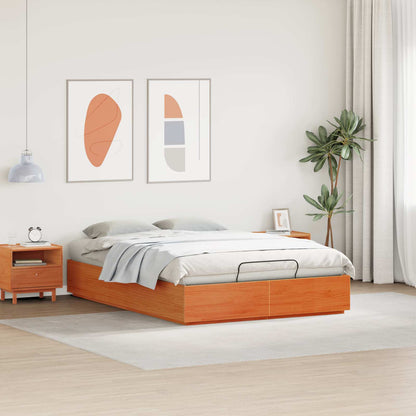 Letto ottomano Marrone Cera 135 x 190 cm | homemem39