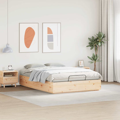 Letto ottomano Naturale 120 x 200 cm Legno di pino massiccio | homemem39