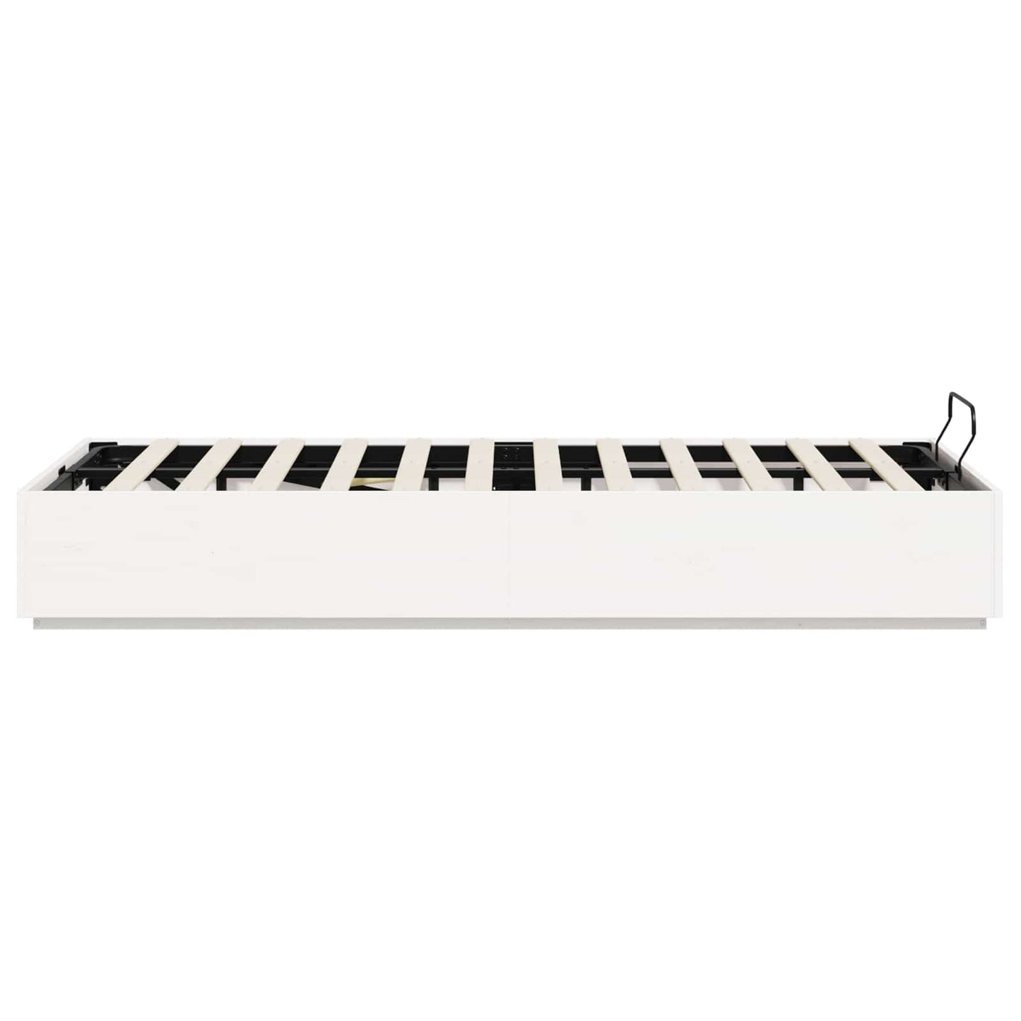 Letto ottomano Bianco 120 x 200 cm Legno di pino massiccio | homemem39