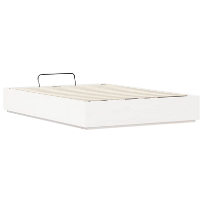 Letto ottomano Bianco 150 x 200 cm Legno di pino massiccio | homemem39