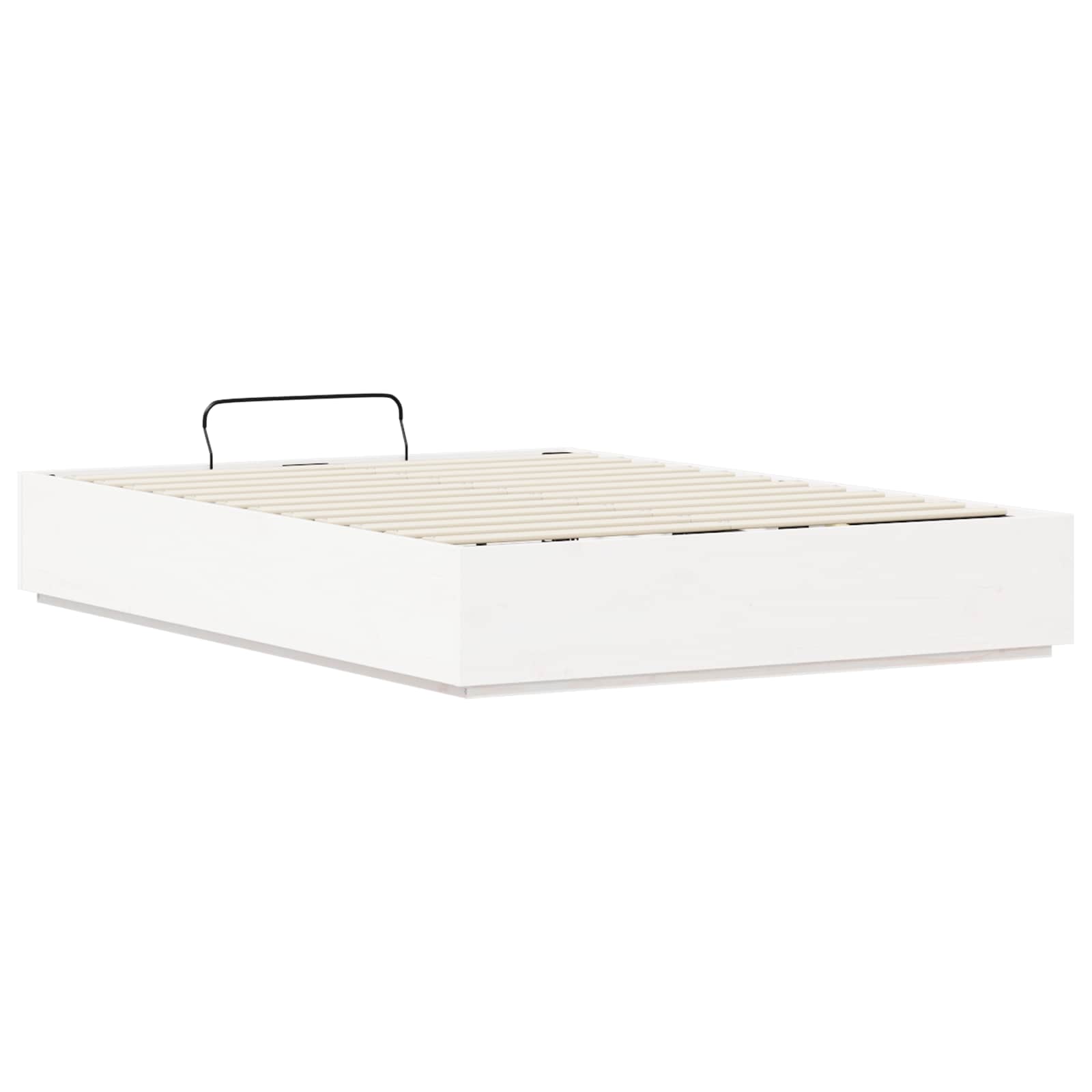 Letto ottomano Bianco 160 x 200 cm Legno di pino massiccio | homemem39