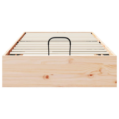 Telaio del Letto Ottomano con Ripostiglio Naturale 70 x 190 cm | homemem39