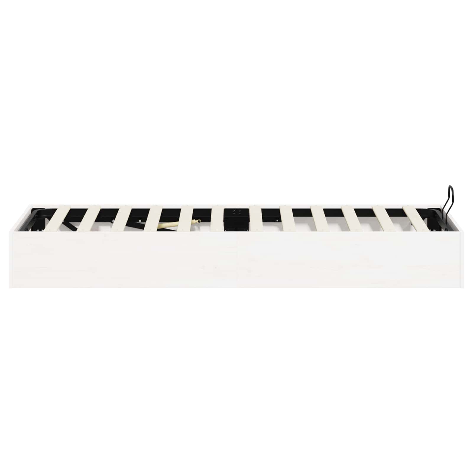 Telaio del Letto Ottomano con Ripostiglio Bianco 90 x 190 cm | homemem39