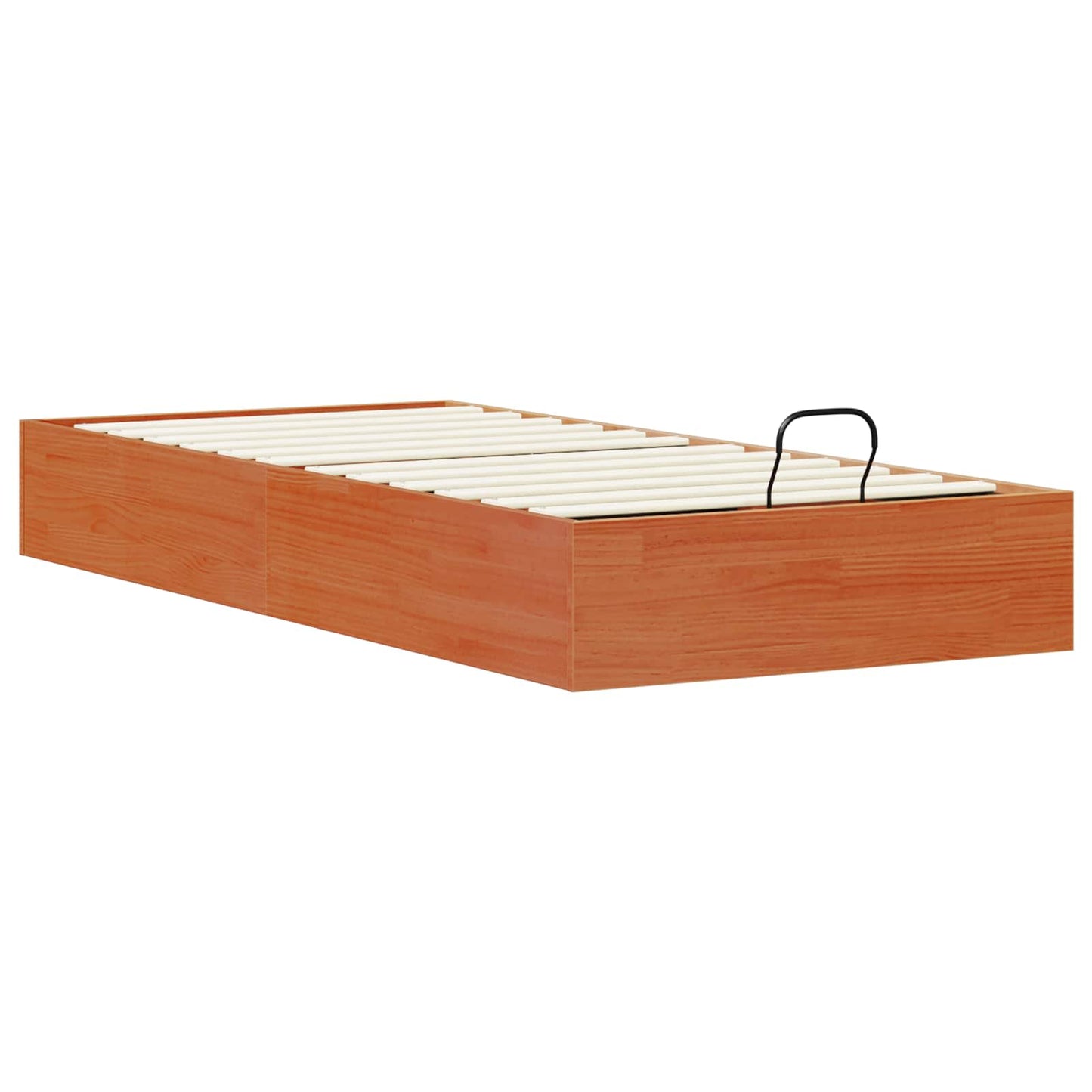 Telaio del Letto Ottomano con Ripostiglio Marrone Cera | homemem39