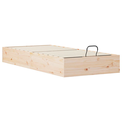 Telaio del Letto Ottomano con Ripostiglio Naturale 90 x 200 cm | homemem39