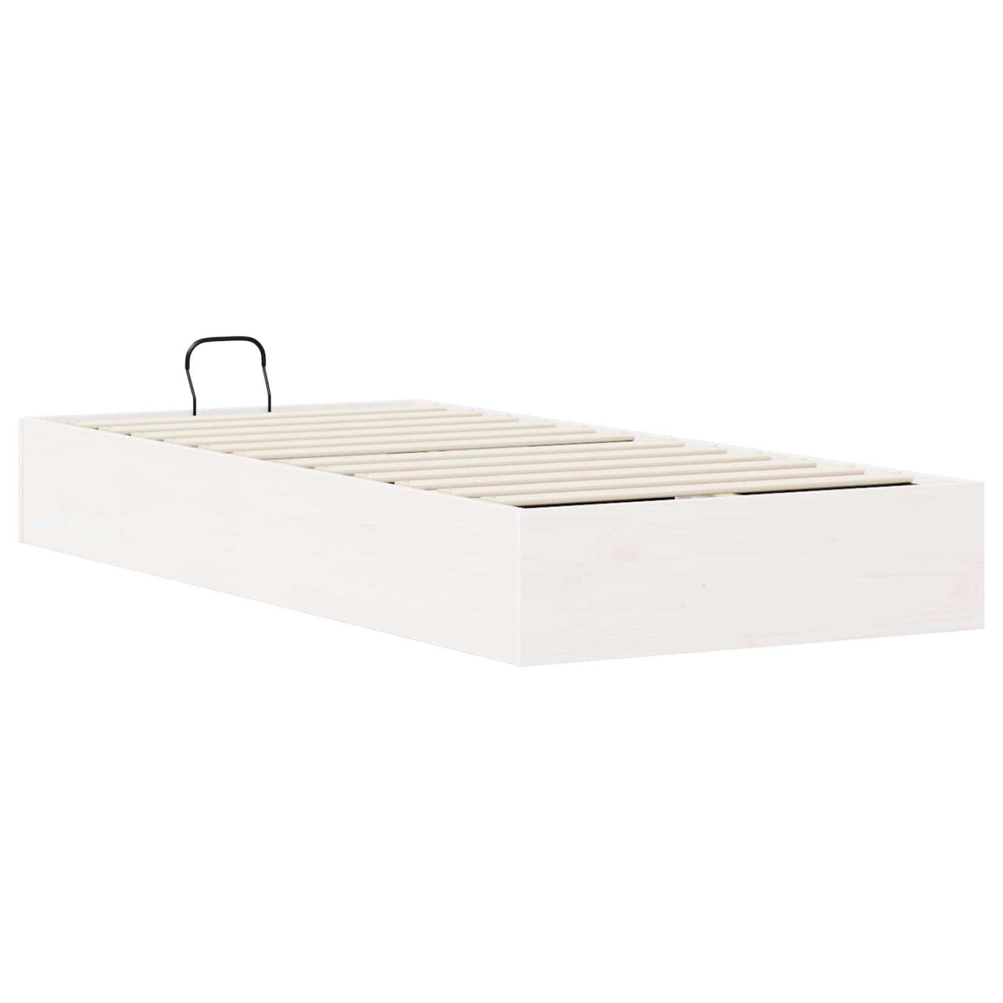 Telaio del Letto Ottomano con Ripostiglio Bianco 90 x 200 cm | homemem39