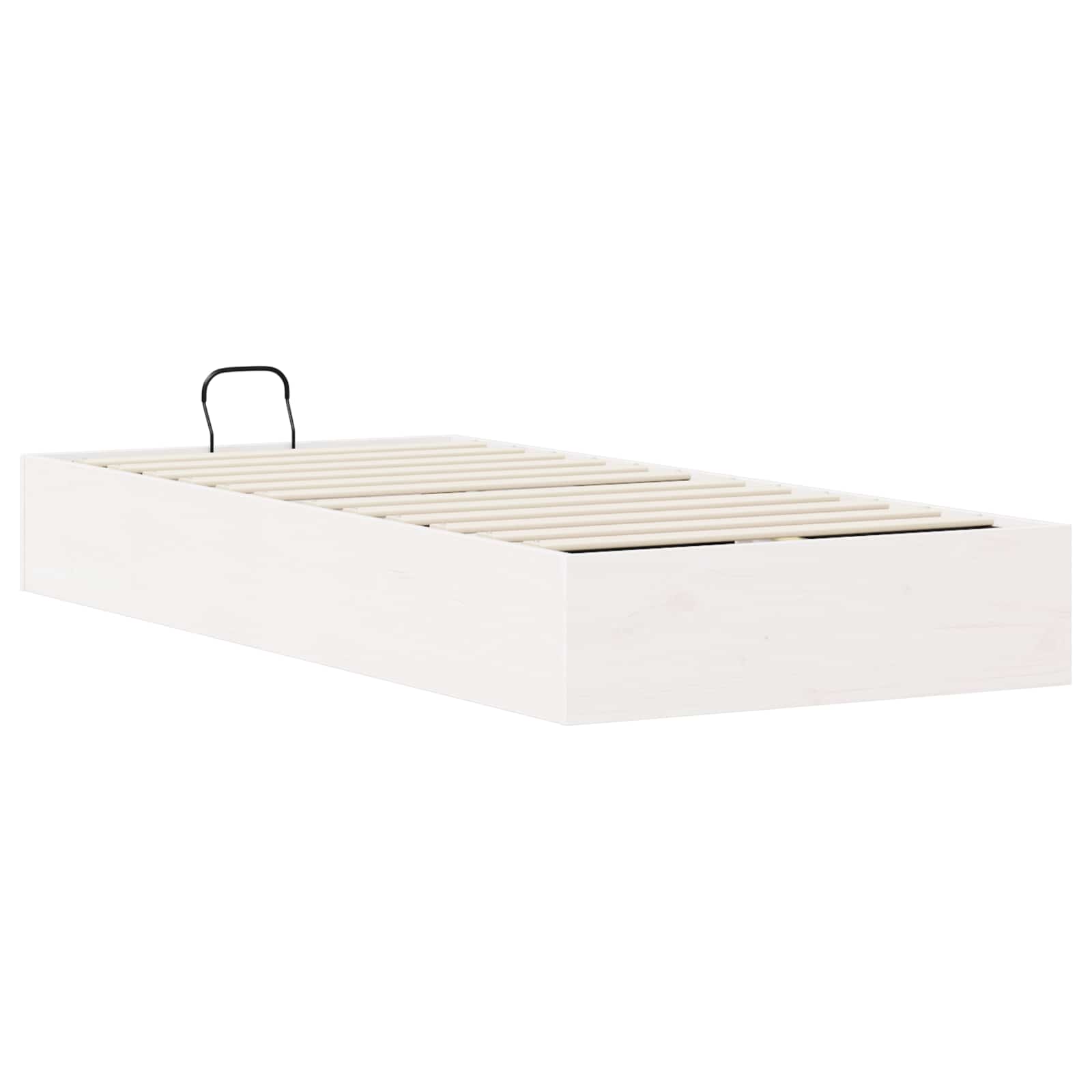 Telaio del Letto Ottomano con Ripostiglio Bianco 90 x 200 cm | homemem39