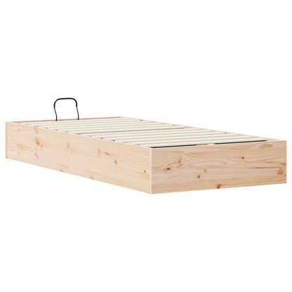 Telaio del Letto Ottomano con Ripostiglio Naturale 100 x 200 cm | homemem39
