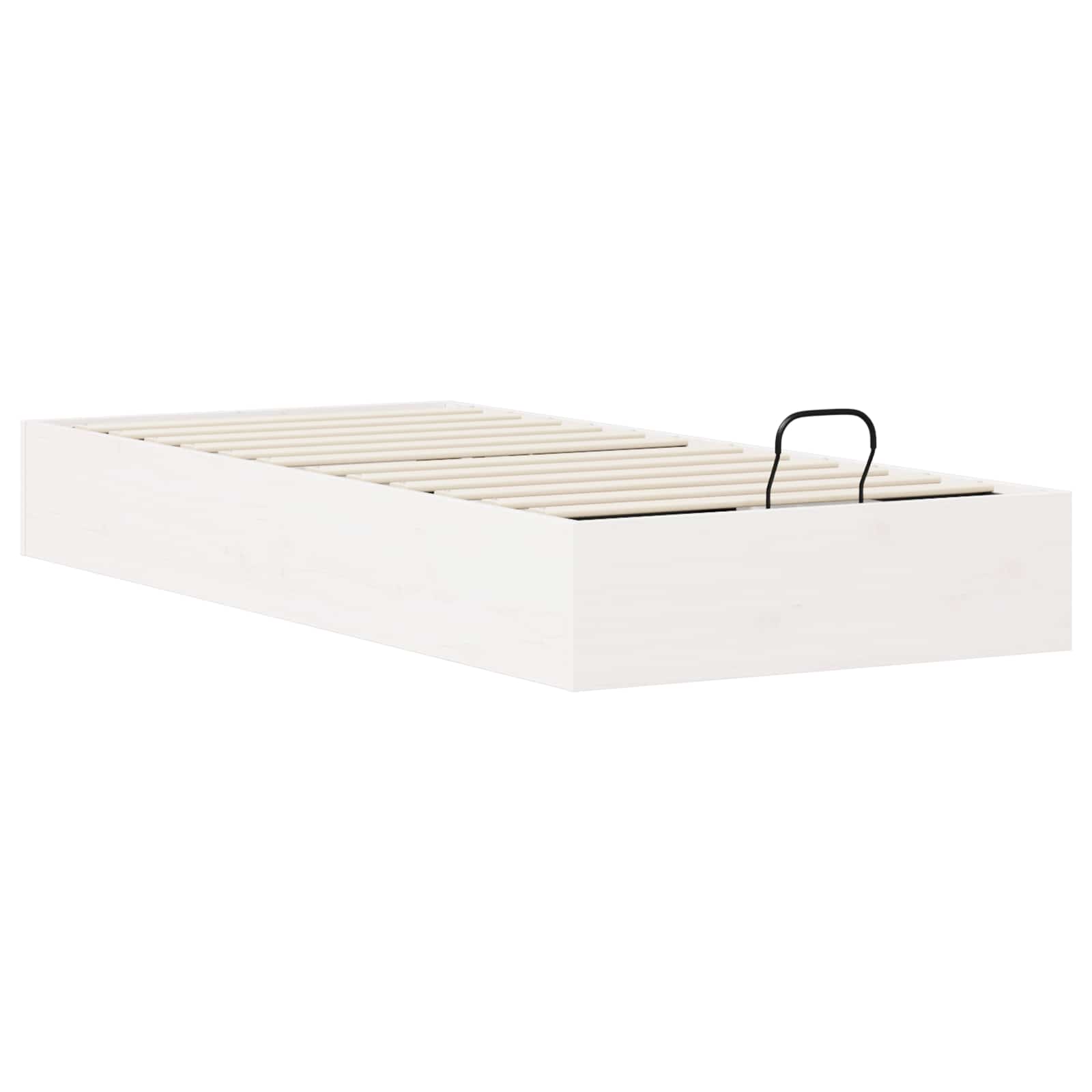 Telaio del Letto Ottomano con Ripostiglio Bianco 100 x 200 cm | homemem39