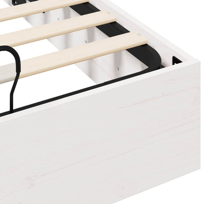 Telaio del Letto Ottomano con Ripostiglio Bianco 120 x 190 cm | homemem39