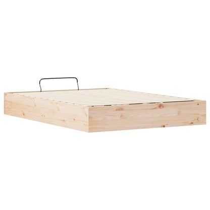 Telaio del Letto Ottomano con Ripostiglio Naturale 135 x 190 cm | homemem39