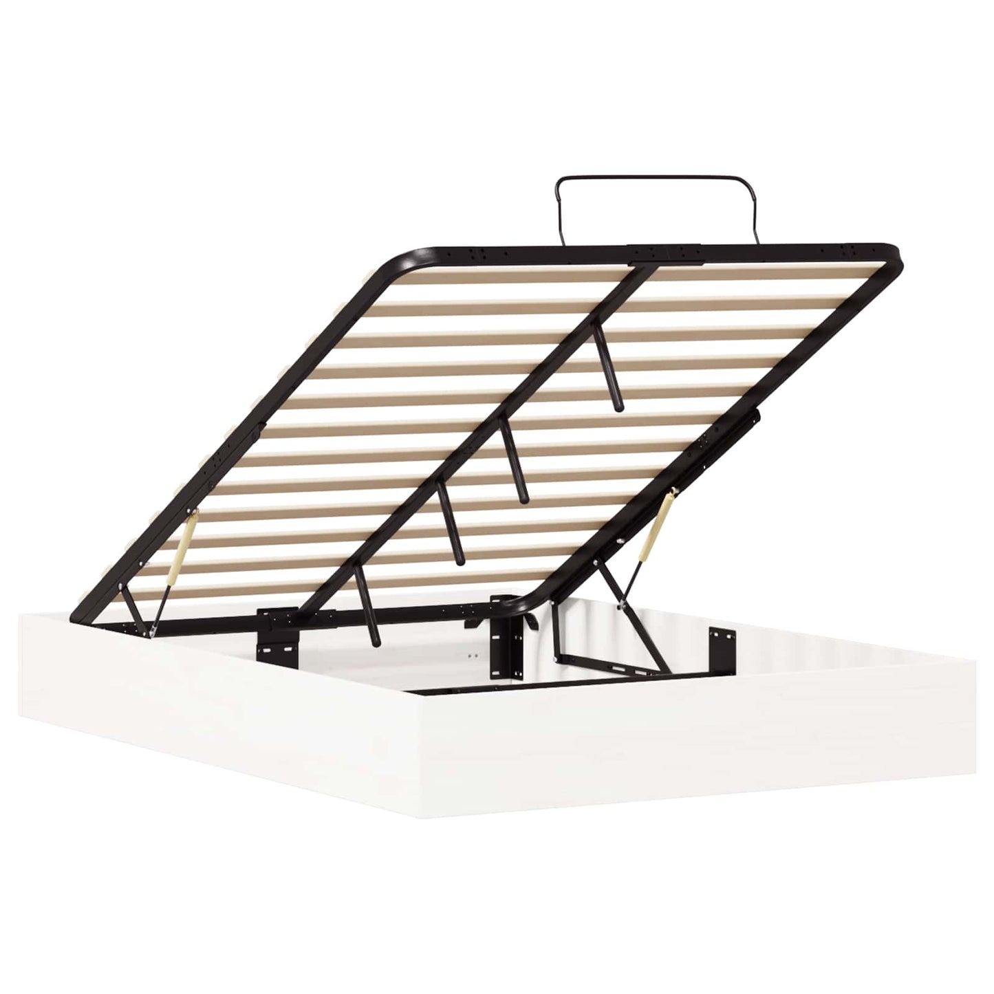Telaio del Letto Ottomano con Ripostiglio Bianco 140 x 190 cm | homemem39