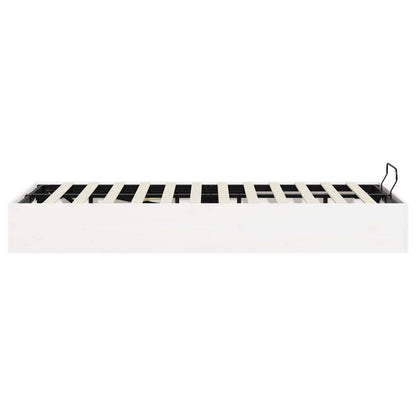 Telaio del Letto Ottomano con Ripostiglio Bianco 140 x 200 cm | homemem39