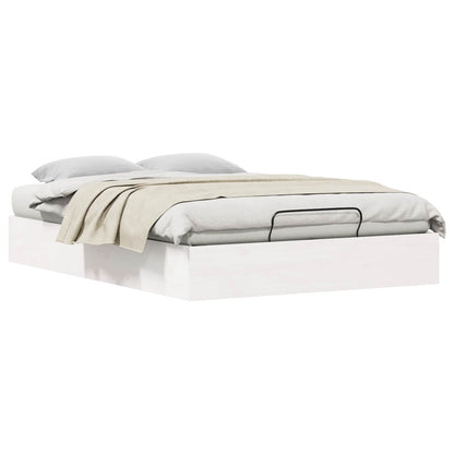 Telaio del Letto Ottomano con Ripostiglio Bianco 150 x 200 cm | homemem39