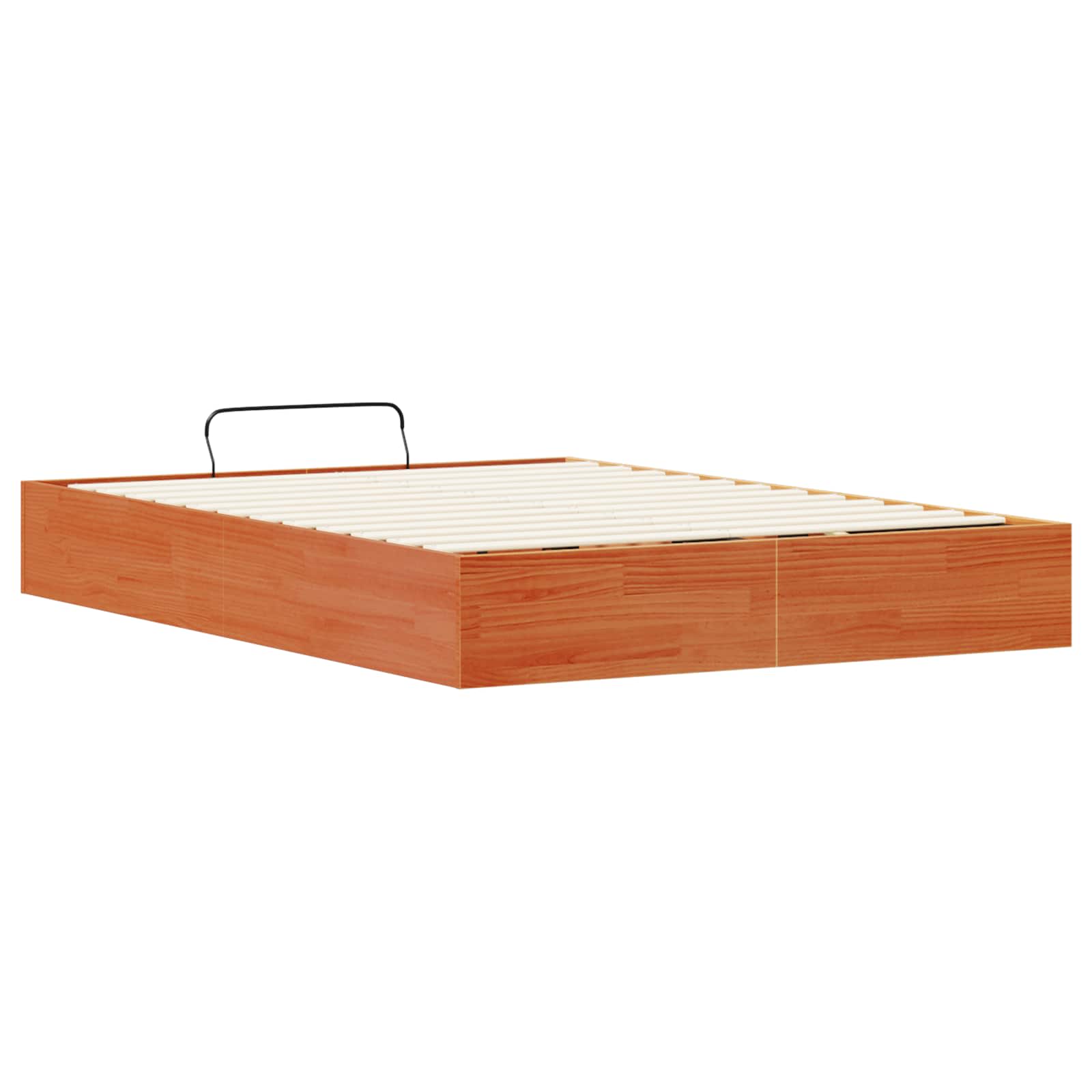 Telaio del Letto Ottomano con Ripostiglio Marrone Cera | homemem39