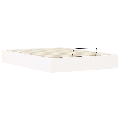 Telaio del Letto Ottomano con Ripostiglio Bianco 160 x 200 cm | homemem39