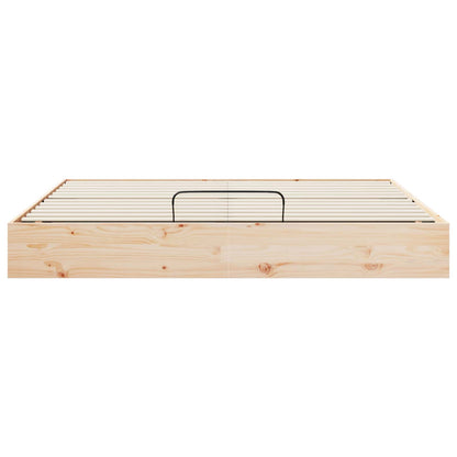 Telaio del Letto Ottomano con Ripostiglio Naturale 200 x 200 cm | homemem39