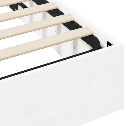 Telaio del Letto Ottomano con Ripostiglio Bianco 200 x 200 cm | homemem39