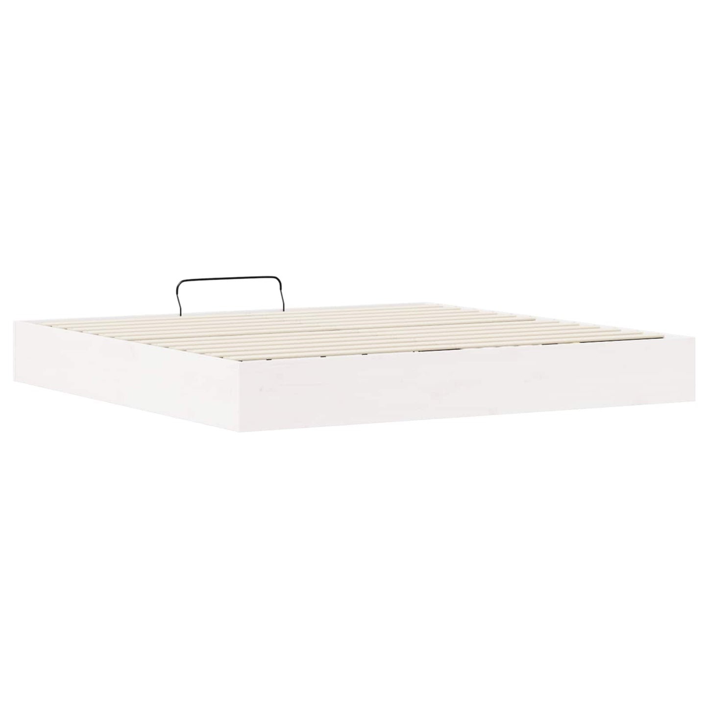 Telaio del Letto Ottomano con Ripostiglio Bianco 200 x 200 cm | homemem39