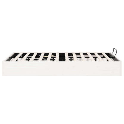 Telaio del Letto Ottomano con Ripostiglio Bianco 200 x 200 cm | homemem39