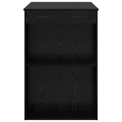Tavolo da bar Rovere Nero 102 x 70 x 103,5 cm Legno multistrato | homemem39