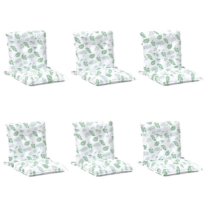 Cuscino da Esterno 6 pcs Bianco 100 x 50 x 7 cm Tessuto | homemem39