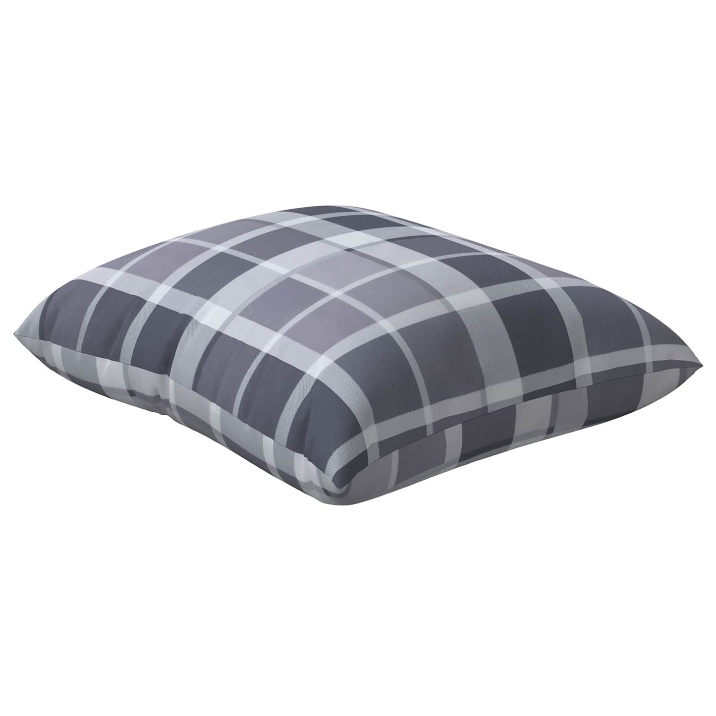 Cuscino da Esterno 4 pcs Grigio a quadri 40 x 40 cm Tessuto | homemem39