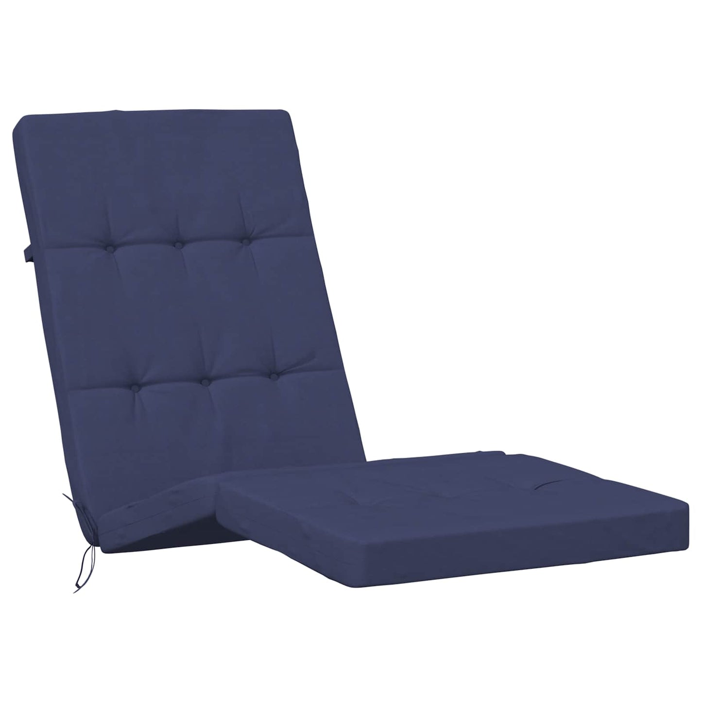 Cuscino da Esterno 2 pcs Blu navy 180 x 55 x 7 cm Tessuto