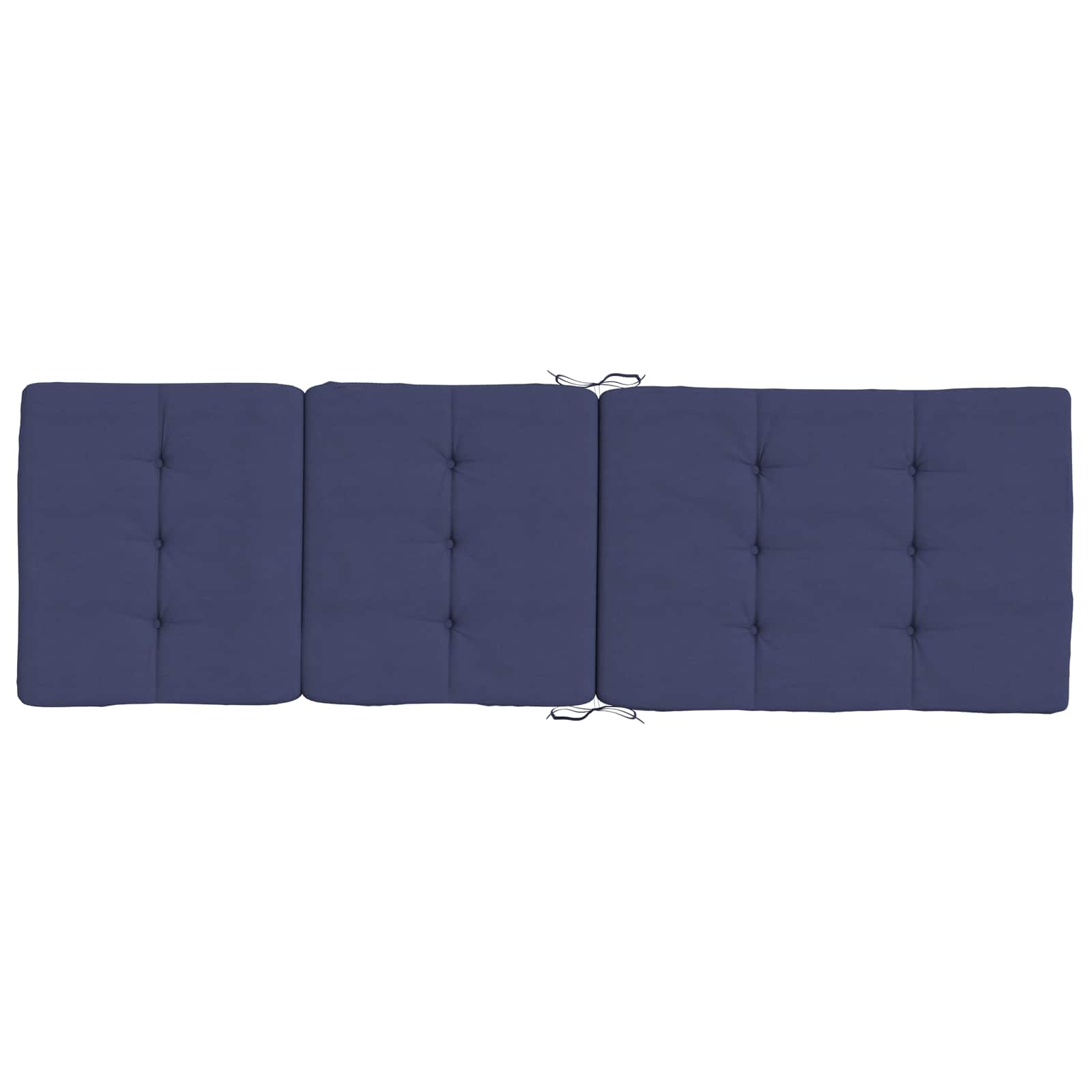 Cuscino da Esterno 2 pcs Blu navy 180 x 55 x 7 cm Tessuto | homemem39