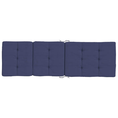 Cuscino da Esterno 2 pcs Blu navy 180 x 55 x 7 cm Tessuto | homemem39