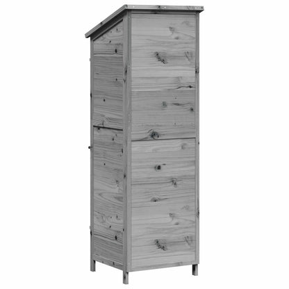 Capanno da Giardino con tetto Grigio 59,5 x 56 x 176,5 cm | homemem39
