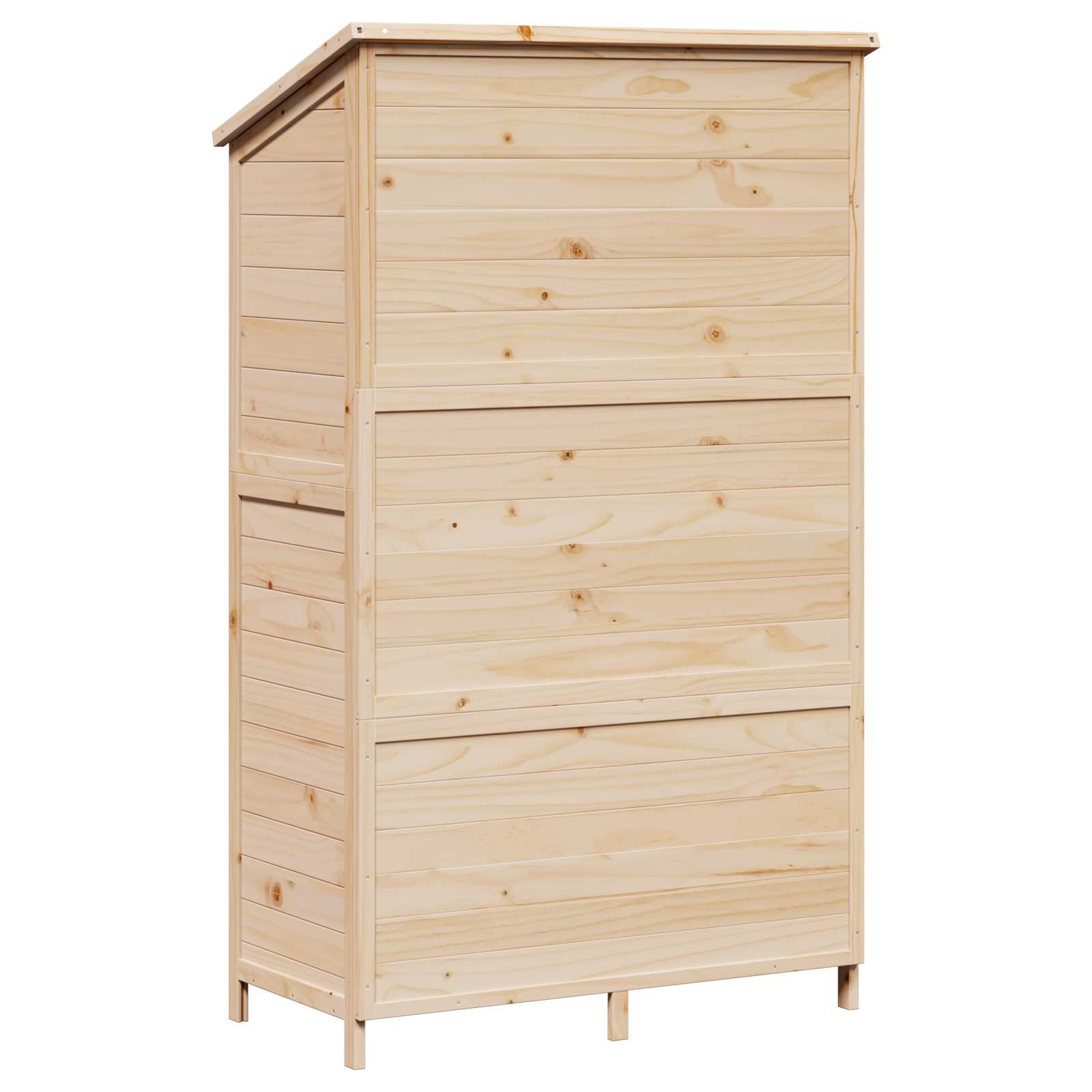 Capanno da Giardino con tetto Naturale 106,5 x 56 x 176 cm | homemem39