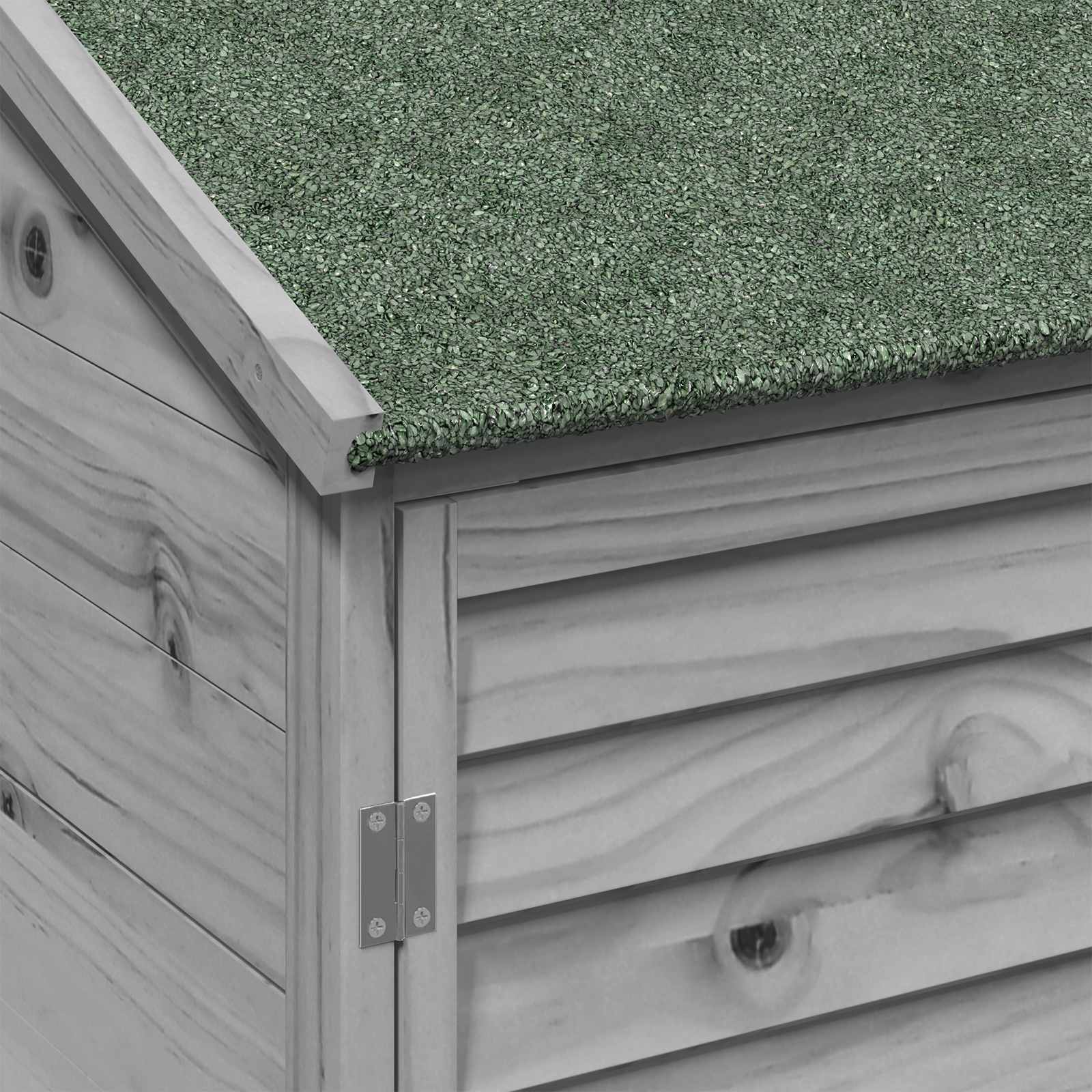 Capanno da Giardino con tetto Grigio 59 x 56 x 113,5 cm | homemem39
