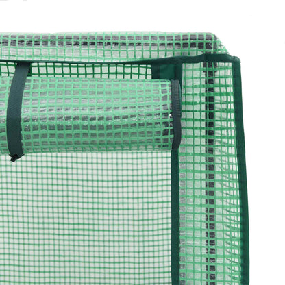 Vaso da Giardino con Copertura per Serra e Ruote 3 pz PP | homemem39