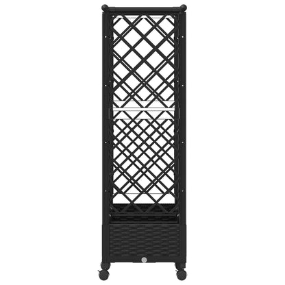 Letto Rialzato con Griglia e Tetto Nero 164 x 40 x 127 cm PP | homemem39