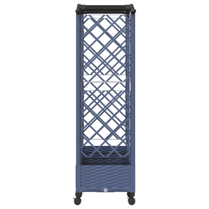 Letto Rialzato con Griglia e Tetto Grigio 203,5 x 40 x 129 cm | homemem39