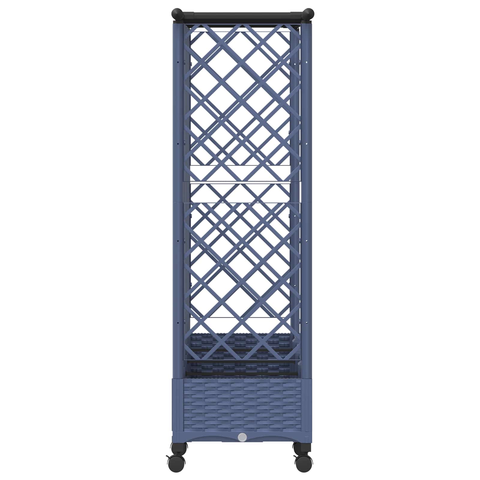 Letto Rialzato con Griglia e Tetto Grigio 202,5 x 40 x 127 cm | homemem39