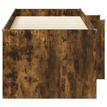 Letto Alto per Bambini Rovere Fumo 203 x 101,1 x 68,5 cm | homemem39