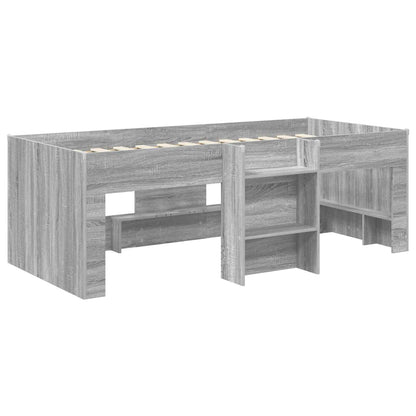Letto Alto per Bambini Sonoma grigio 203 x 101,1 x 68,5 cm | homemem39
