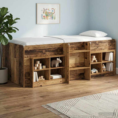 Letto Alto per Bambini Legno antico 203 x 101,1 x 68,5 cm | homemem39