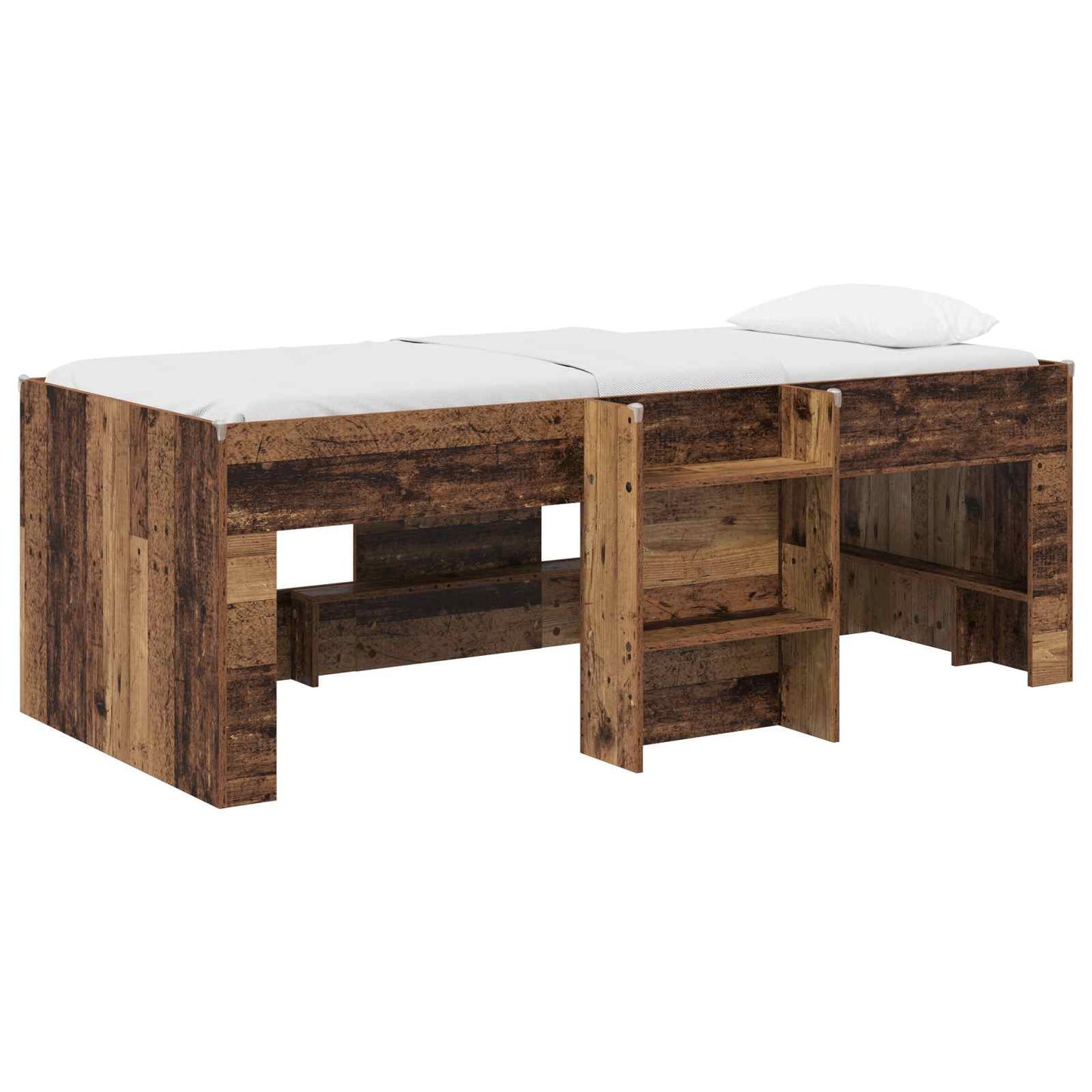 Letto Alto per Bambini Legno antico 90 x 200 cm | homemem39