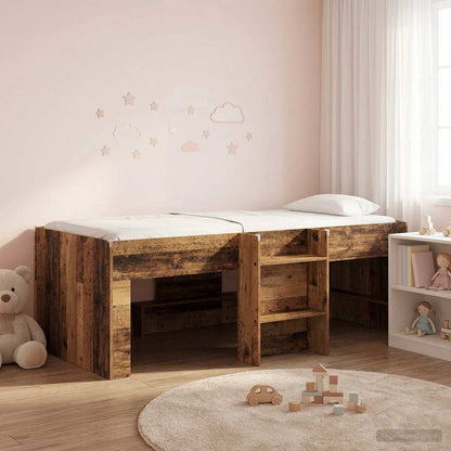 Letto Alto per Bambini Legno antico 98.5 x 200 cm | homemem39