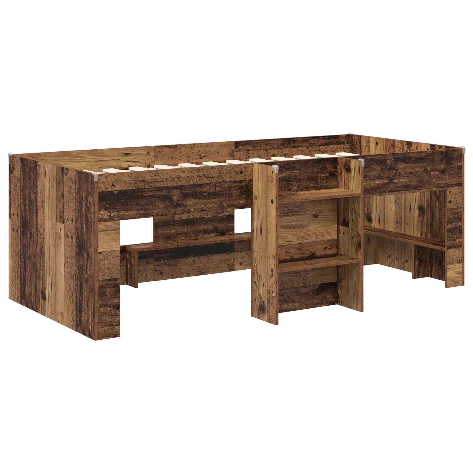 Letto Alto per Bambini Legno antico 98.5 x 200 cm | homemem39