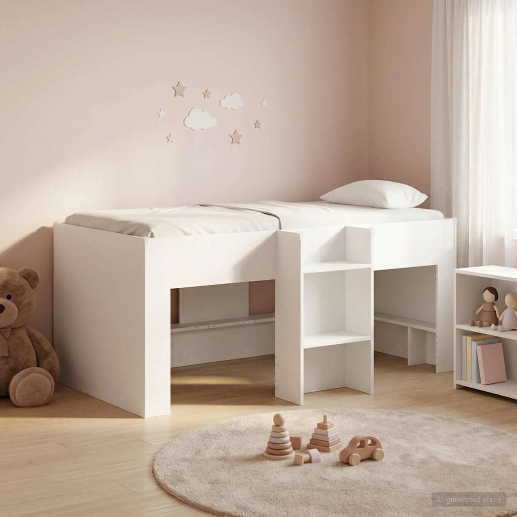 Letto Alto per Bambini Bianco 163 x 101,1 x 68,5 cm | homemem39
