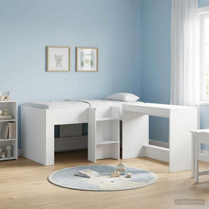 Letto Alto per Bambini Bianco 163 x 101,1 x 68,5 cm | homemem39