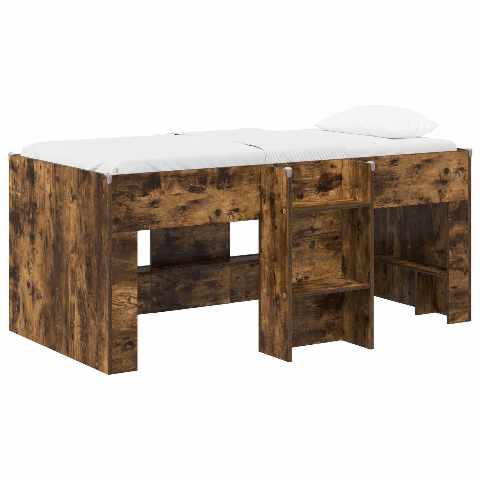 Letto Alto per Bambini Rovere Fumo 163 x 101,1 x 68,5 cm | homemem39