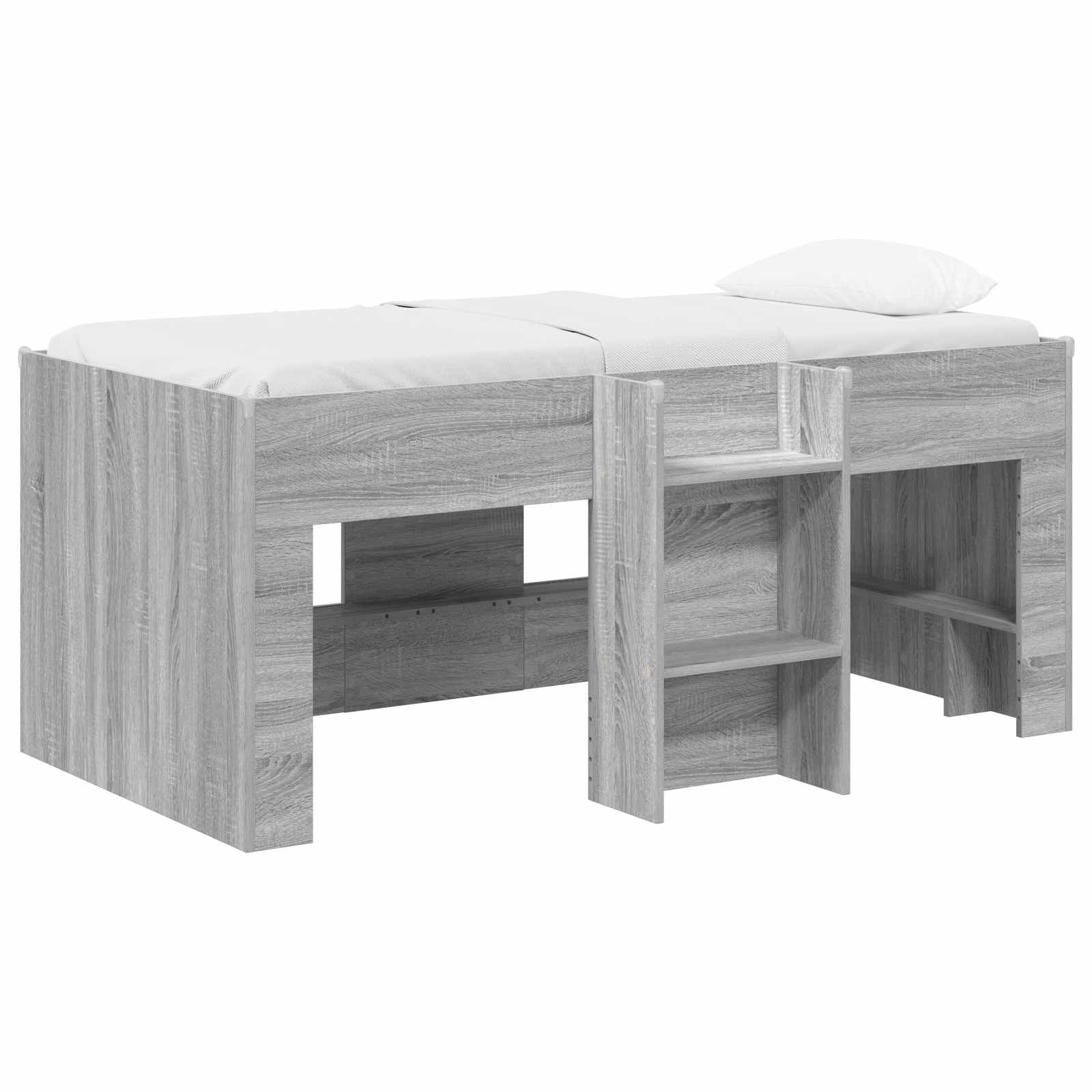 Letto Alto per Bambini Sonoma grigio 163 x 101,1 x 68,5 cm | homemem39